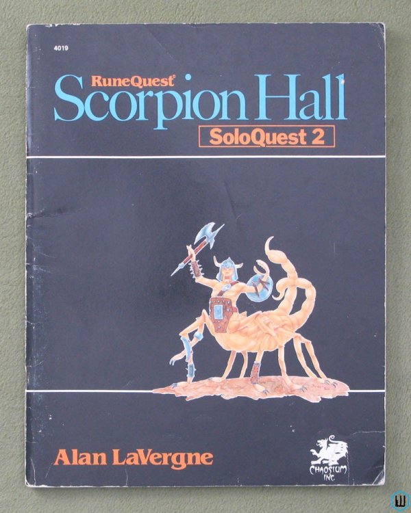 Scorpion Hall: Soloquest 2 (Runequest RPG)