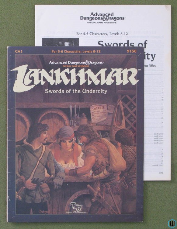 Swords of the Undercity (Advanced Dungeons & Dragons Lankhmar CA1)