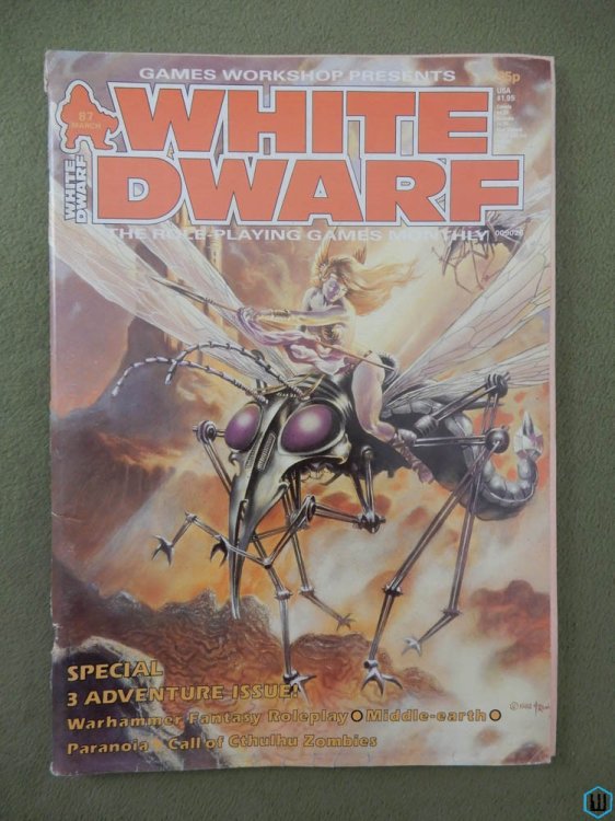 White Dwarf Magazine, Issue 87 (Call of Cthulhu, WFRP, MERP)