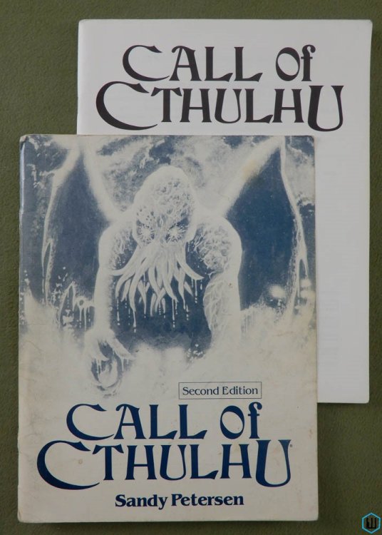 Call of Cthulhu Rulebook - LOOSE COVER (Second 2nd Edition) CoC RPG