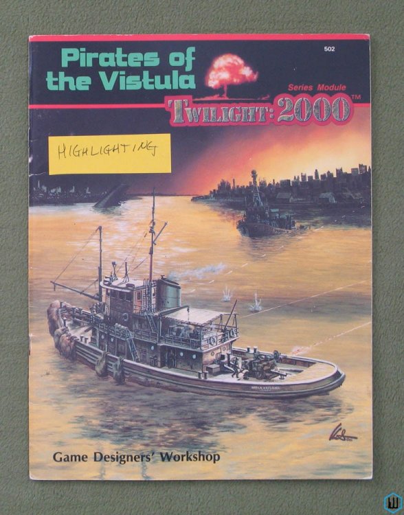 Image for Pirates of the Vistula - PLAY COPY (Twilight 2000 RPG Poland Campaign) GDW 502 Pirates of the Vistula - PLAY COPY (Twilight 2000 RPG Poland Campaign) GDW 502