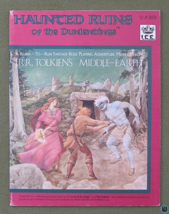 Haunted Ruins of the Dunlendings - 1ST EDITION (Middle Earth Role Playing MERP)