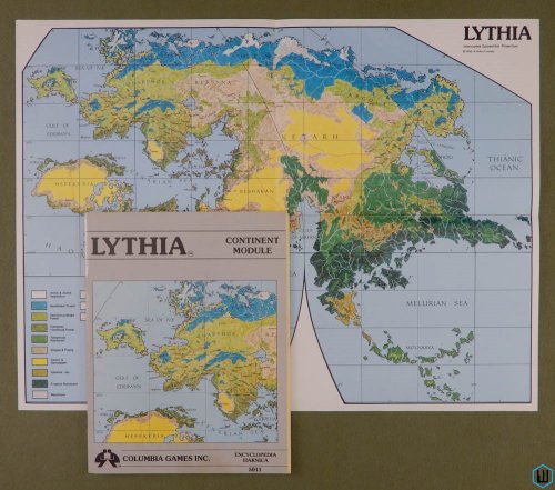 Lythia: Continent Module (Harn RPG) Encyclopedia Harnica w Map