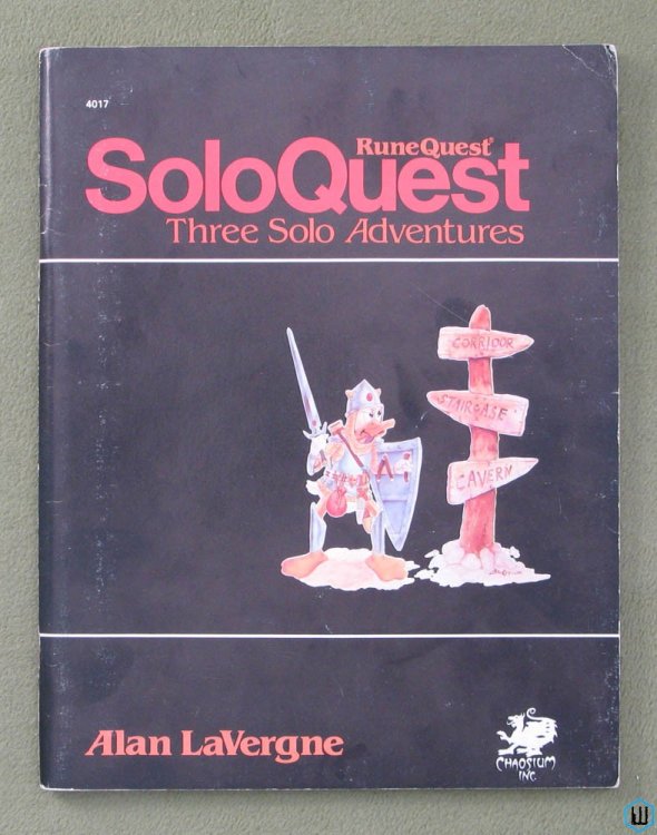 SoloQuest: Three Solo Adventures (Runequest RPG)