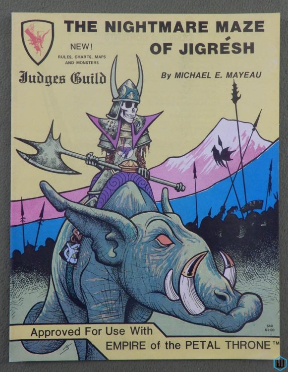 Nightmare Maze of Jigresh (Tekumel Empire Petal Throne RPG)