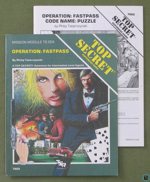 Operation FASTPASS (Top Secret RPG Eastern Europe Module TS004)
