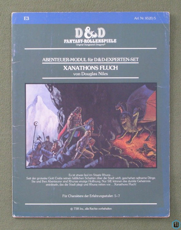 Xanathons Fluch (Dungeons Dragons E3) Curse of Xanathon German Edition