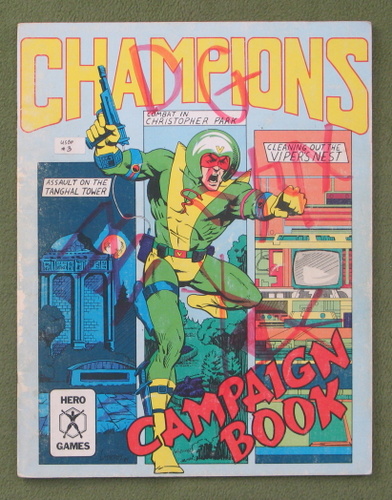 Champions Campaign Book - MARKER ON COVER