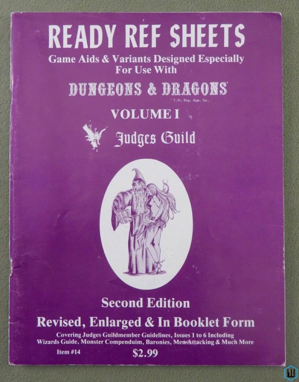 Ready Ref Sheets (Volume 1) Dungeons & Dragons