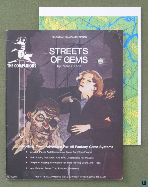 Streets of Gems: Fantasy RPG Modular Town Adventure (Islandian Campaign)