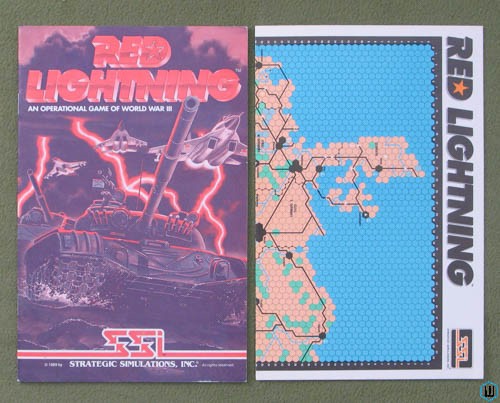 Red Lightning: Instruction Booklet and Map Card