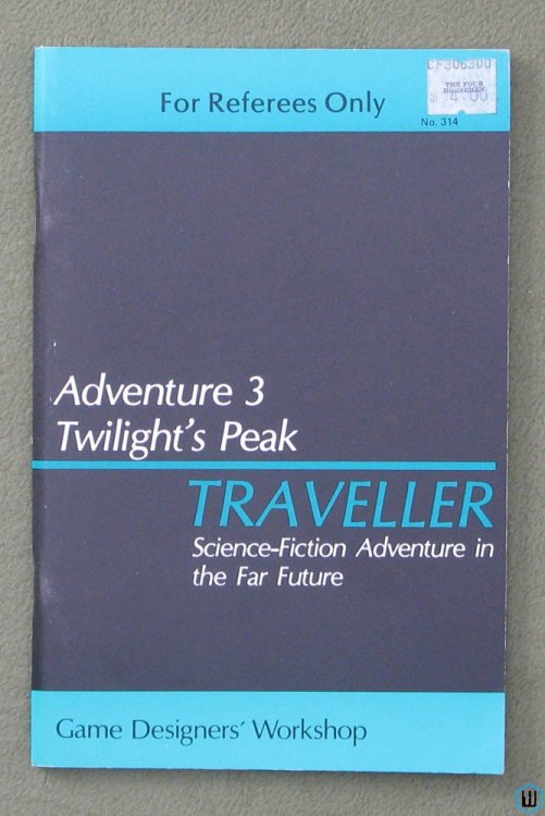 Twilight's Peak (Traveller RPG Adventure 3)