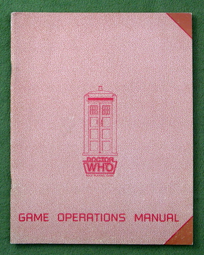 GAME OPERATIONS MANUAL (Doctor Who RPG)
