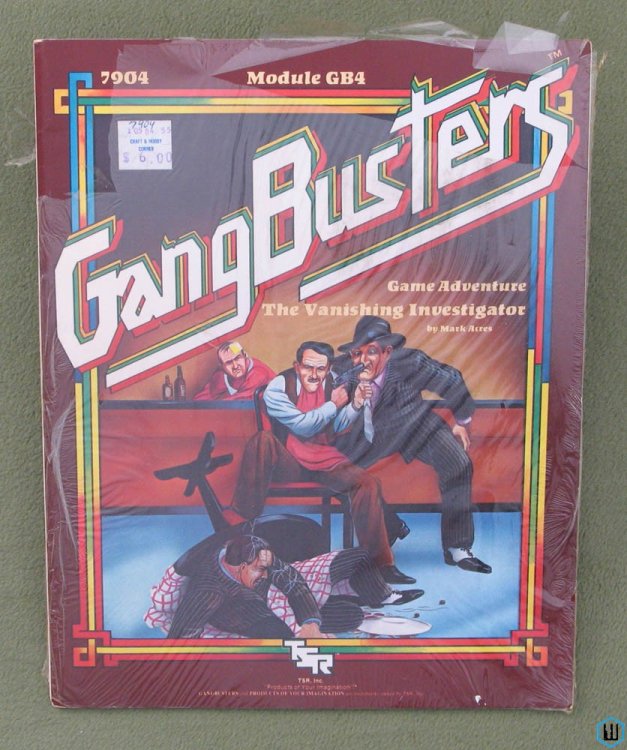 The Vanishing Investigator (Gangbusters RPG module GB4)