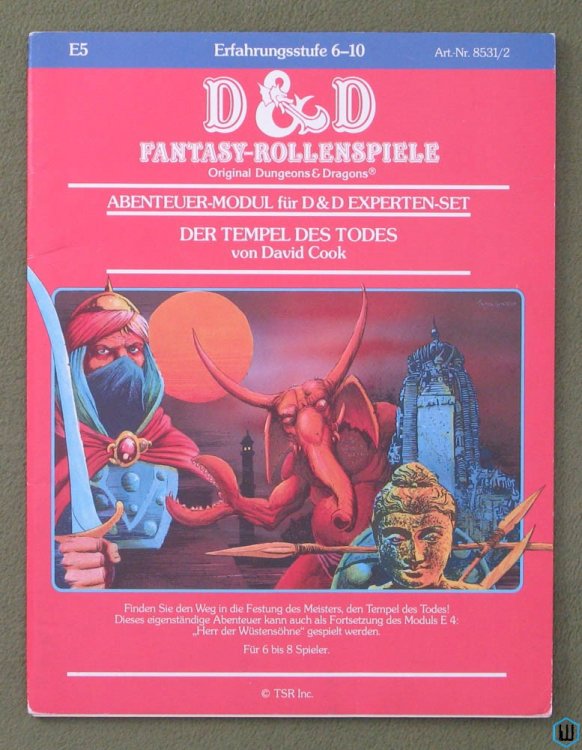Der Tempel Des Todes (Dungeons Dragons E5) Temple of Death German