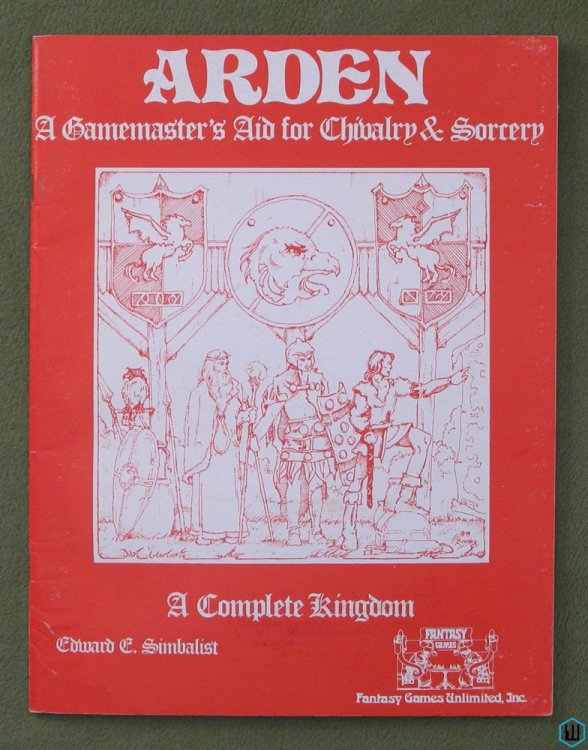 ARDEN - NO MAP CARDS (Chivalry & Sorcery RPG)