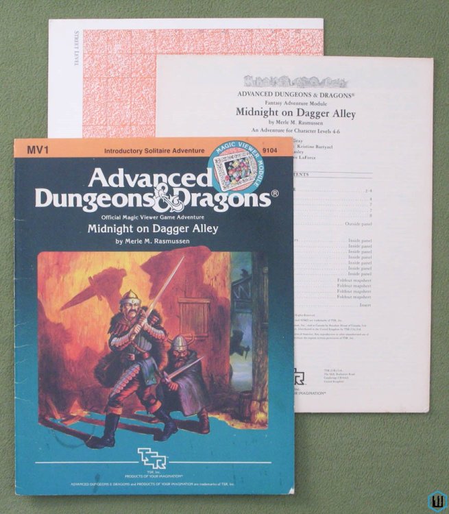 Midnight on Dagger Alley - PLAY COPY (Advanced Dungeons Dragons MV1)