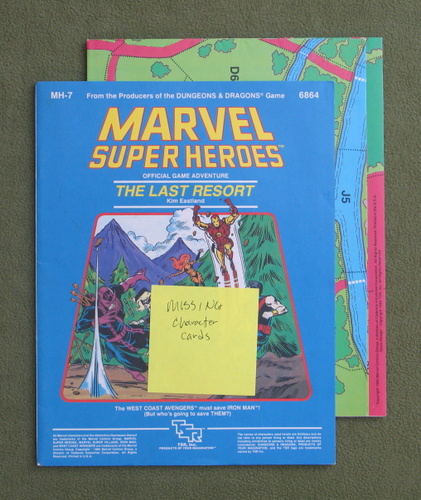 Last Resort (Marvel Super Heroes MH7) - MISSING CHARACTER CARDS
