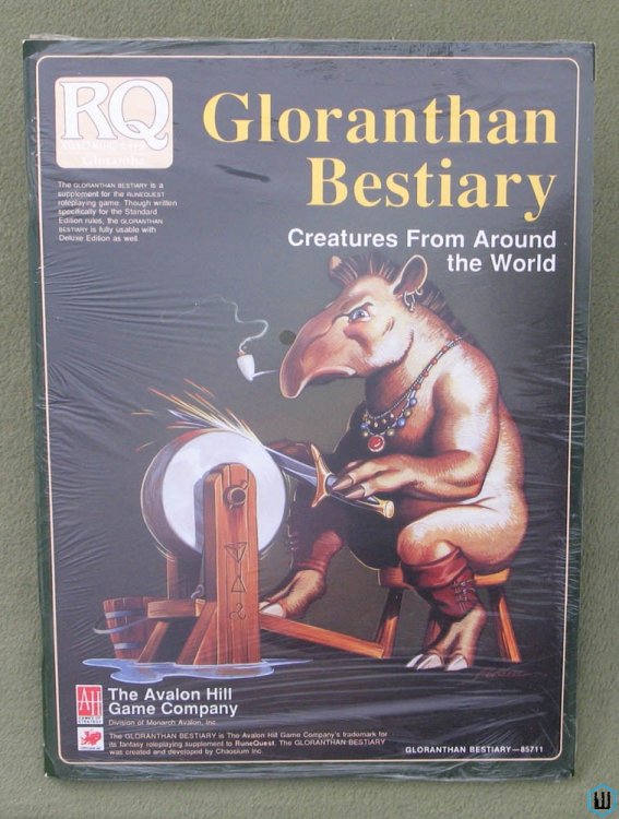 Gloranthan Bestiary (Runequest 3rd Edition Roleplaying Game RPG)