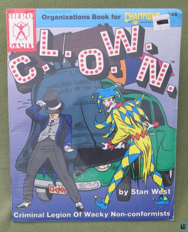C.L.O.W.N. (Organization Book for Champions RPG) CLOWN