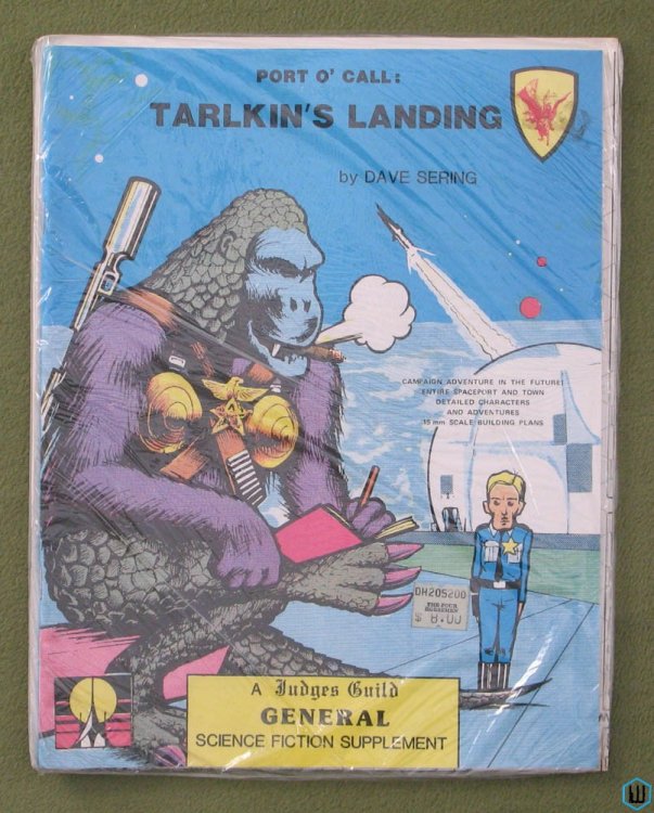 Port O' Call: Tarlkin's Landing (Science Fiction RPG Supplement & Map)