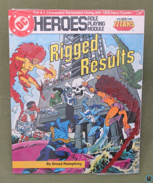 Rigged Results - SEALED (DC Heroes RPG)