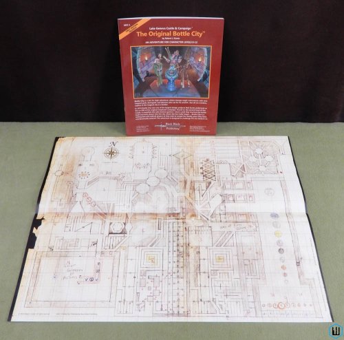 Original Bottle City (Dungeons Dragons) w Maps Robert Kuntz