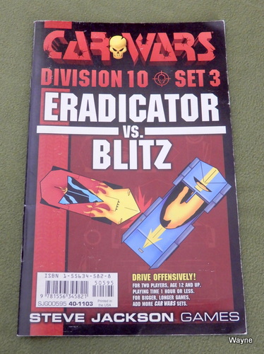 Car Wars Division 10 Set 3: Eradicator vs. Blitz