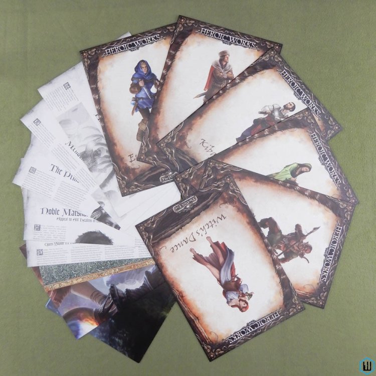 The Dark Eye: Heroic Works Lot (6 booklets, 5 Aventurian Herald papers, 3 posters)