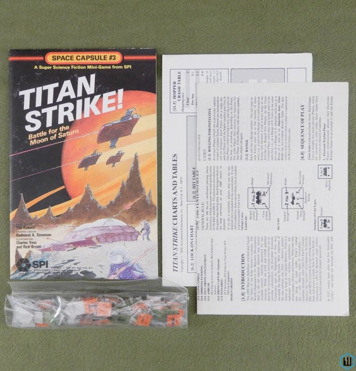 Titan Strike: Battle for the Moon of Saturn (Space Capsule #3) Game