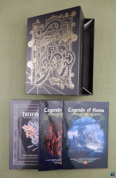 Fateforge: Legends of Eana lot: Incidents; In the Shadows; Ludicrous Feast + Box