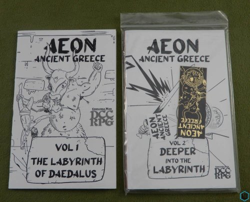 Aeon Ancient Greece (Vol. 1 & 2): Labyrinth Daedalus & Deeper (DCC RPG)