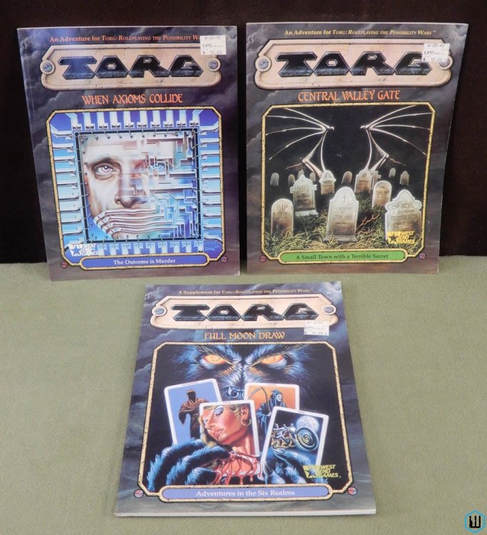 TORG: Full Moon Draw / When Axioms Collide / Central Valley Gate