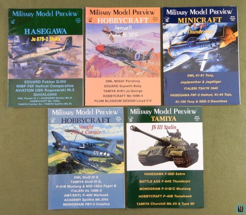 Military Model Preview: 5 magazine early lot - Aircraft and Ground Vehicle Miniatures