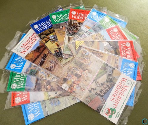 Miniature Wargames: 16 magazine early lot (19-22, 24-27, 29-36)