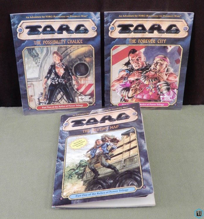 Relics of Power Trilogy: Destiny Map, Possibility Chalice, Forever City (TORG)