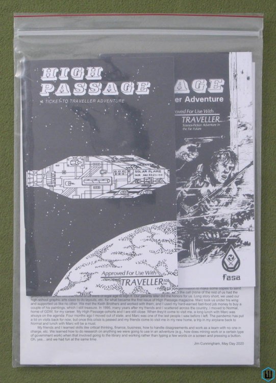 High Passage Magazine Bundle: Reprint Issues 1 & 2 (Traveller RPG)