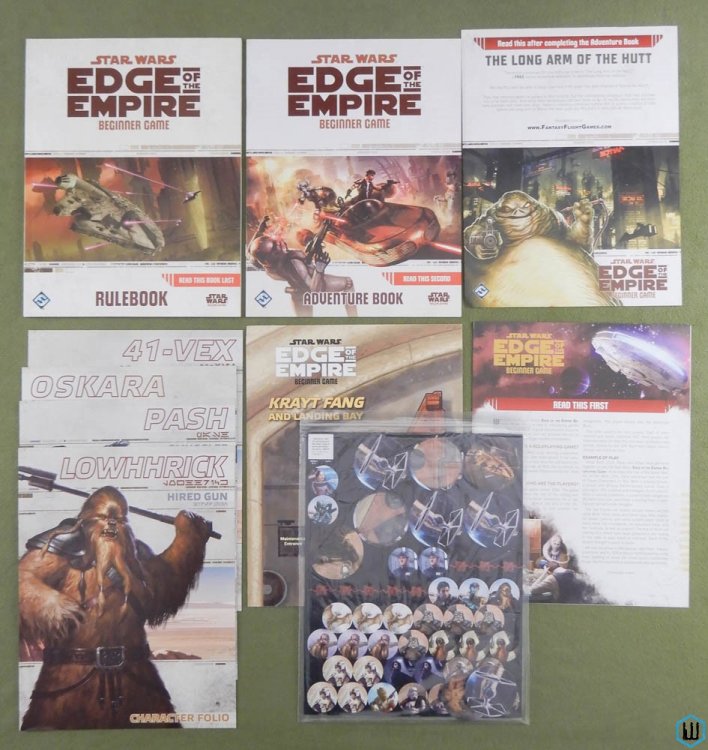 Edge of the Empire: Beginner Game - PARTS SET (Star Wars RPG)