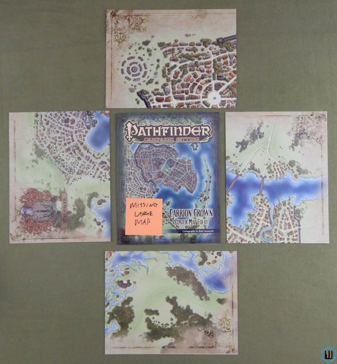 Carrion Crown Poster Map Folio - MISSING LG MAP (Pathfinder Campaign Setting)
