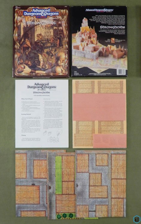 Strongholds (Advanced Dungeons & Dragons) Fold-up buildings Box set