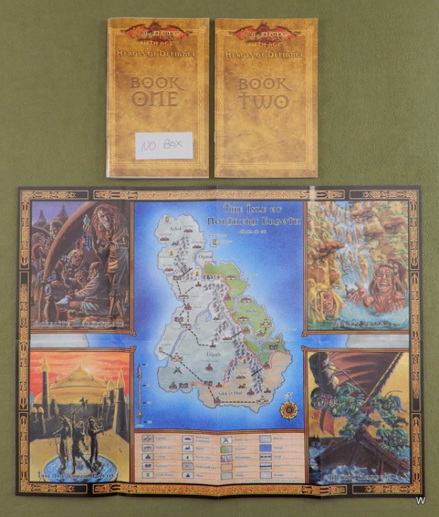 Heroes of Defiance - NO BOX (Dragonlance Fifth 5th Age SAGA System Rules)