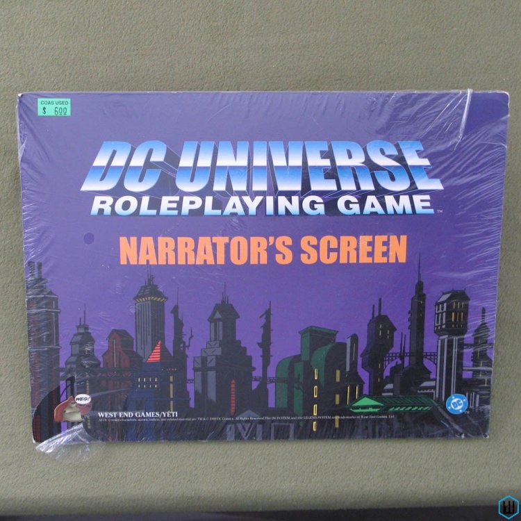 DC Universe (DCU RPG) Narrator's GM Screen