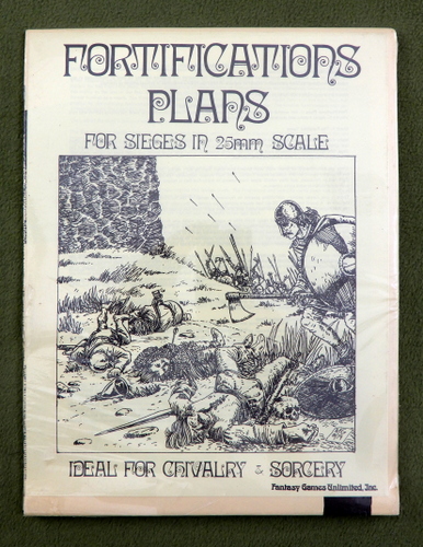 Fortifications Plans for Sieges in 25mm Scale (Chivalry & Sorcery RPG)