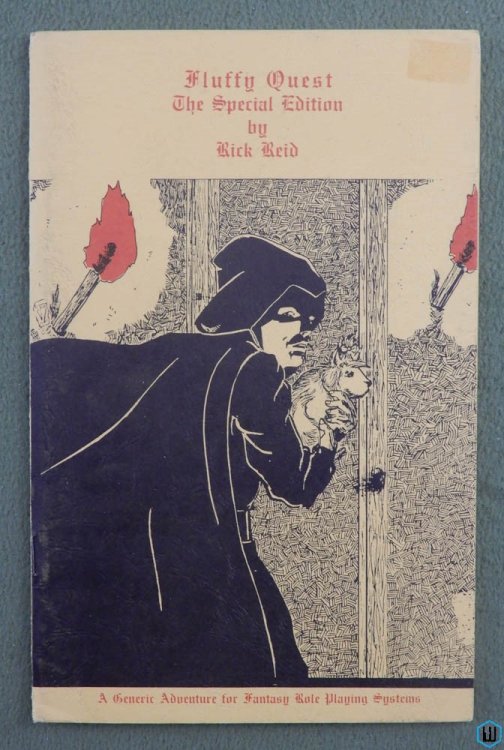 Fluffy Quest: Special Edition (Gold Cover) Bad Dog Publications Signed RPG