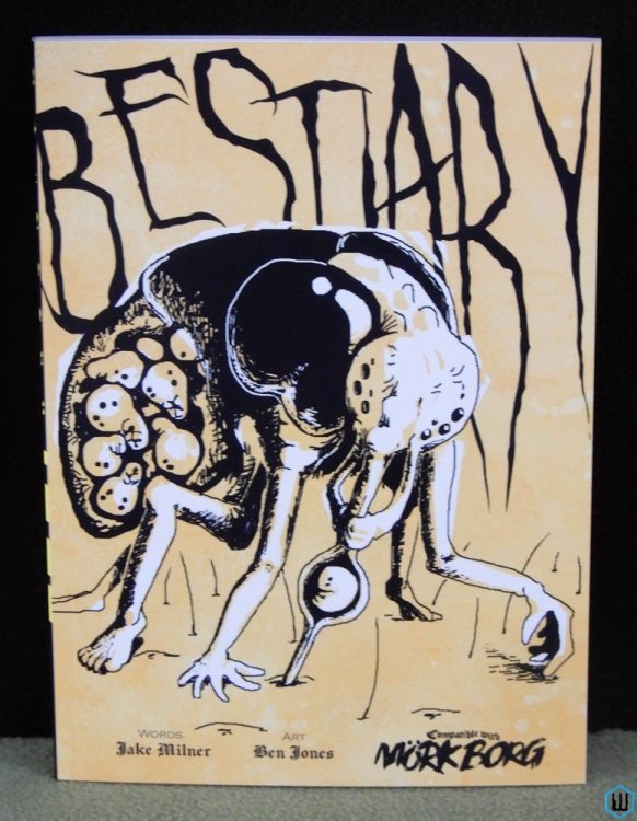 Bestiary (Mork Borg OSR RPG) Jake Milner & Ben Jones