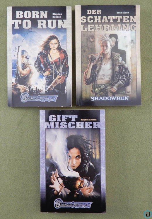SHADOWRUN German novels: Born to Run Giftmischer Der Schattenlehrling