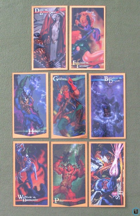 Wildstorm Gallery Widevision Copper Border Trading Card Set 1995