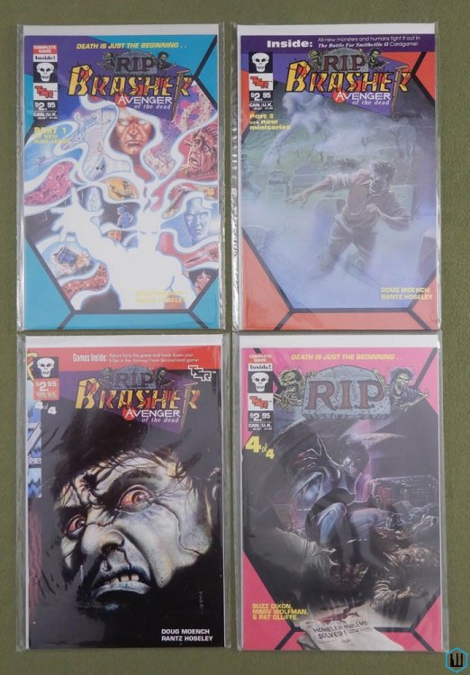 R.I.P. Comics Comic Book Lot 1 2 4 RIP 4 TSR Brasher Avenger of the Dead