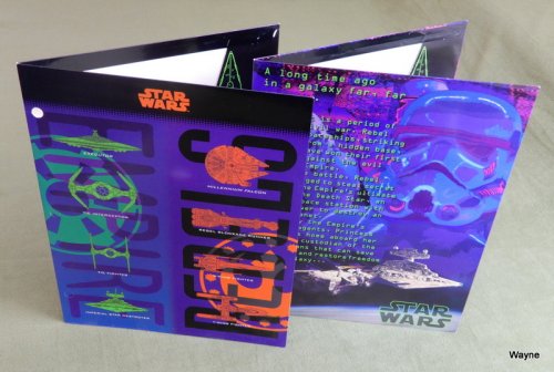Star Wars Mead Portfolio 1996 (Pair)
