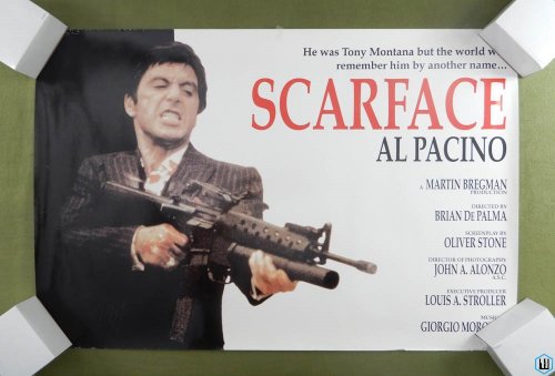 SCARFACE POSTER (Al Pacino as Tony Montana - Say Hello to my Little Friend!)